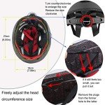 Shinmax Adult Bike Helmet with Magnetic Goggles