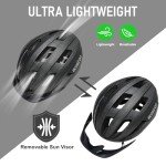 Ckorison Lightweight Adjustable Bike Helmet with Light
