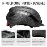 Ckorison Lightweight Adjustable Bike Helmet with Light