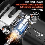 High Security Folding Bike Lock with Mount Bracket