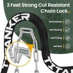 Titanker Heavy Duty 3ft Anti-Theft Bike Lock