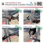 FoldyLock Classic 95 High Security Bike Lock