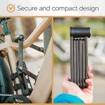 Via Velo Folding Bike Lock Set with Keys