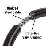 Master Lock Combination Cable Bike Lock - Black