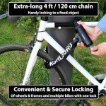 KOHLBURG Heavy Duty 4ft Security Chain Lock