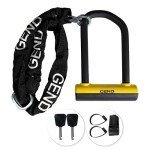 Heavy Duty U Lock with Chain and Lighted Keys