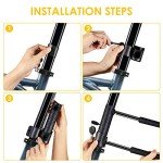 Heavy-Duty U Lock with Security Cable & Mount