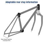 Ktaxon Ebike Conversion Kit, 48V 1500W 26" Rear Wheel Electric Bike Conversion Kit with LCD Display, PAS System, Aluminum Frame and Gearless Hub Motor for Electric Bike