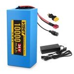 VISET 48V/36V/24V Ebike Battery 10AH 14AH 20AH 30AH Electric Battery Lithium with BMS, Compatible with E-Bikes, Scooters, ATVs, Motorcycles and More, for 100-1000W Motor (24V 10AH(100W-500W))