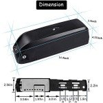 Yasco 48V 13Ah Removable Waterproof eBike Battery