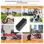 KORNORGE 36V 10.4Ah Built-in Ebike Battery