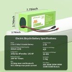 RANSYRI 36V 12Ah Lithium Ion Ebike Battery