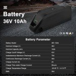 Jafecokaer 36V 10Ah Lithium Ebike Battery Pack