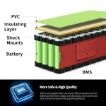 RANSYRI 36V 12Ah Lithium Ion Ebike Battery