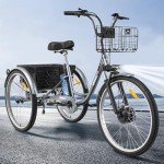 750W Electric Adult Tricycle with Large Basket