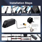 Jafecokaer 36V 10Ah Lithium Ebike Battery Pack