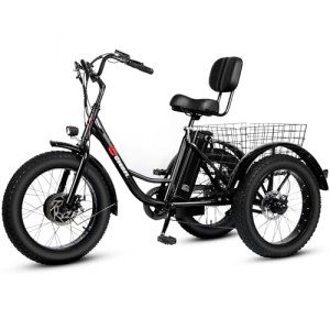 Geemax Adult Electric Tricycle with Fat Tires