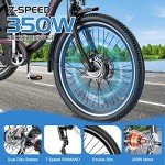 MOONCOOL 350W Adult Electric Tricycle with Basket