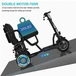 MotoTec 48V 700W Folding Electric Trike