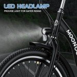 MOONCOOL 350W Adult Electric Tricycle with Basket