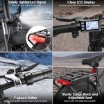 Funhang 1000W Electric Mountain Bike for Adults