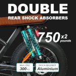 Dainlin 1500W Adult Electric Fat Tire Bike