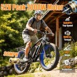 24" 52V 2000W Off-Road Electric Bike