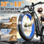24" 52V 2000W Off-Road Electric Bike