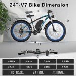 24" 52V 2000W Off-Road Electric Bike