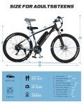 Qlife Racer 21-Speed Electric Mountain Bike