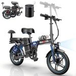 Rakowe Folding Electric Bike for Adults, 750W-1000W