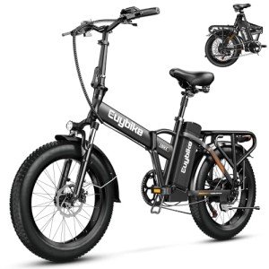 Bluebiko 1000W Folding Electric Bike with 80 Mile Range