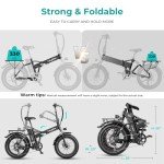 Heybike Mars 20" Fat Tire Electric Bike