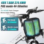 Vivi M026TGB Folding Electric Mountain Bike 750W