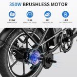 WINDHORSE 16" Folding Electric Bike for Commuters