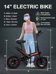 Leeyalan 2024 Folding Electric Bike for Commuters