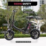 Windone S14 Foldable Electric Bike - 19MPH Speed