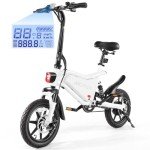 ANCHEER Folding Electric Bike for Adults - 20MPH