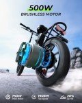 isinwheel U4 Folding Electric Bike for Adults