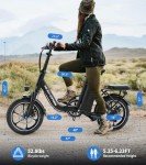 WINDHORSE 16" Folding Electric Bike for Commuters