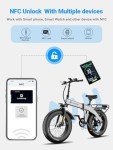 Luckeep 1200W Folding Electric Bike for Adults