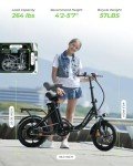 isinwheel U4 Folding Electric Bike for Adults