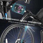 Vivi 750W Folding Electric Mountain Bike - 26