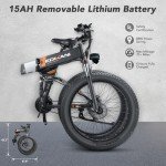 Foldable 2000W Electric Bike for Adults