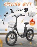 1000W Folding Electric Bike with Removable Battery