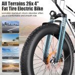 Funhang 1000W Electric Mountain Bike for Adults