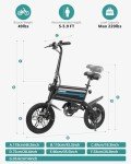 Gotrax Nano 14" Folding Electric Commuter Bike
