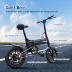 HOVSCO 14" Folding Electric Bike, 30-Mile Range