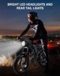 1500W Full Suspension Electric Bike for Adults