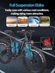 Peak 3000W All-Terrain Electric Bike - Blue